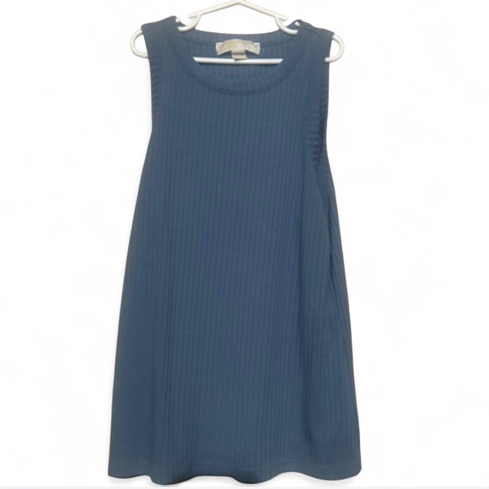 Michael Kors Blue Sleeveless A-line Mini Dress